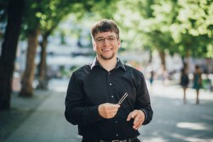 Fabian Pasewald, Chorleiter des Collegium Vocale - Studierendenchor der FSU Jena